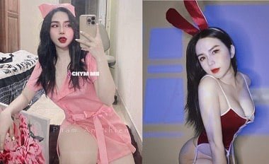 Gia Han na roupa de uma super menina