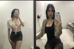 Garota gostosa Phuong Uyen fez sexo com o namorado clipe de sexo